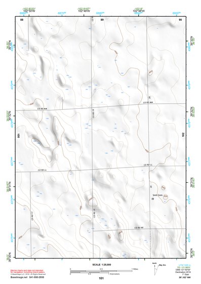 39102NW Page 101 Bonny Reservoir Topo Preview 1
