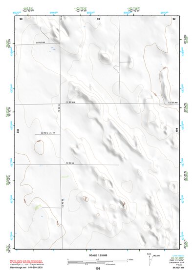 39102NW Page 103 Bonny Reservoir Topo Preview 1