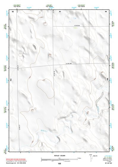 39102NW Page 105 Bonny Reservoir Topo Preview 1