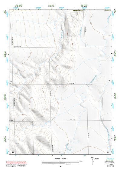 39104NE Page 9 Denver East Topo Preview 1