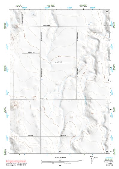 39104NE Page 25 Denver East Topo Preview 1