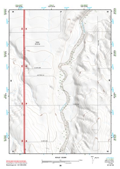 39104NE Page 39 Denver East Topo Preview 1