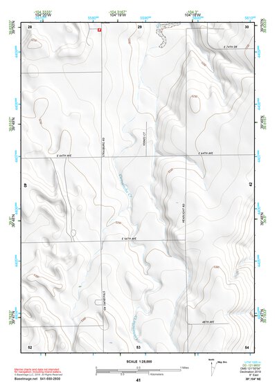 39104NE Page 41 Denver East Topo Preview 1
