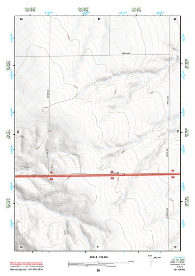 39104NE Page 59 Denver East Topo Preview 1