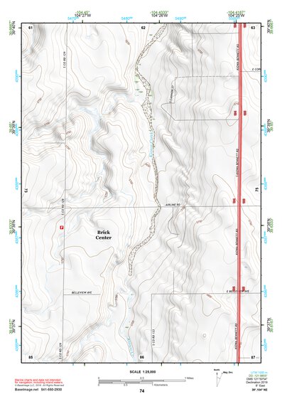 39104NE Page 74 Denver East Topo Preview 1