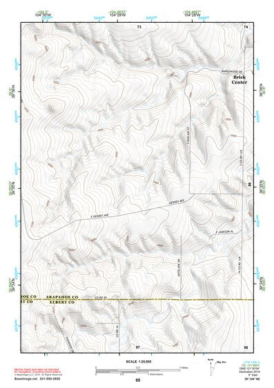 39104NE Page 85 Denver East Topo Preview 1