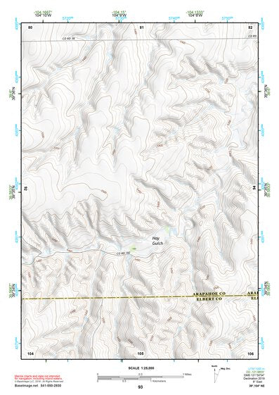 39104NE Page 93 Denver East Topo Preview 1