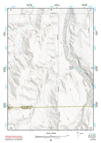 39104NE Page 94 Denver East Topo Preview 1