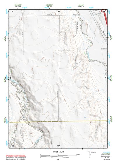 39104NE Page 95 Denver East Topo Preview 1