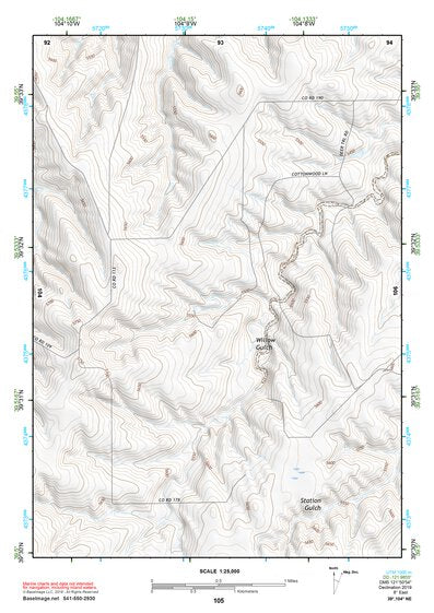 39104NE Page 105 Denver East Topo Preview 1