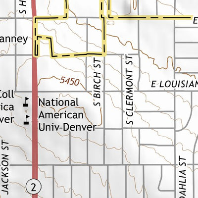 39104NW Page 62 Denver East Topo Preview 2