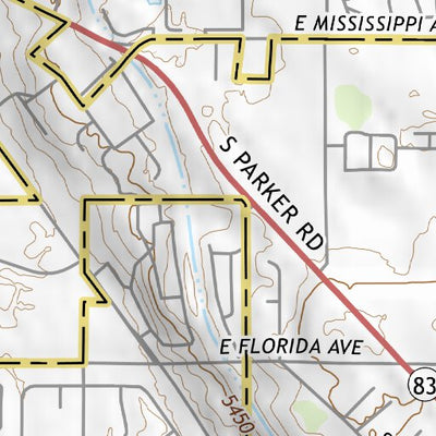 39104NW Page 63 Denver East Topo Preview 2