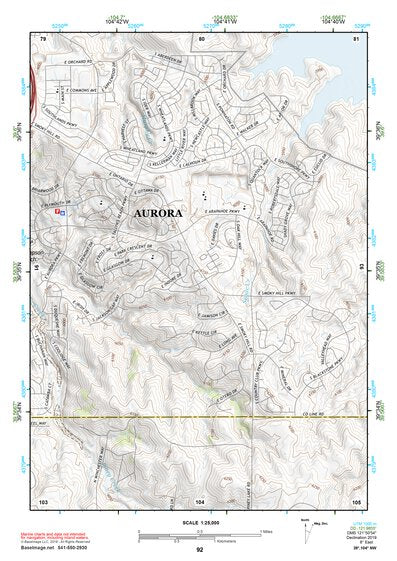 39104NW Page 92 Denver East Topo Preview 1