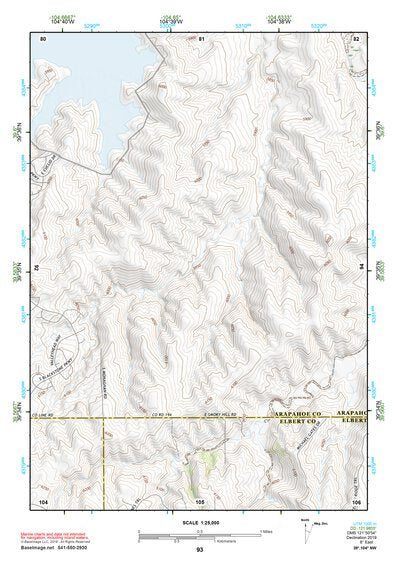 39104NW Page 93 Denver East Topo Preview 1