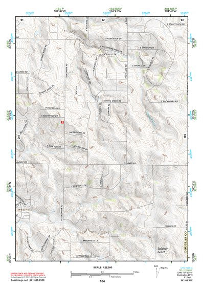 39104NW Page 104 Denver East Topo Preview 1