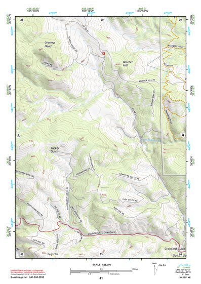 39105NE Page 41 Denver West Topo Preview 1