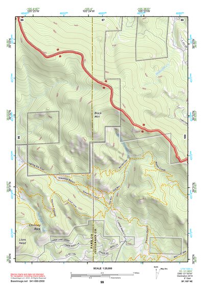 39105NE Page 99 Denver West Topo Preview 1