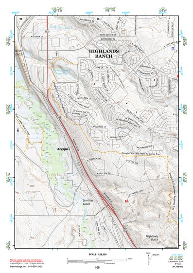39105NE Page 108 Denver West Topo Preview 1