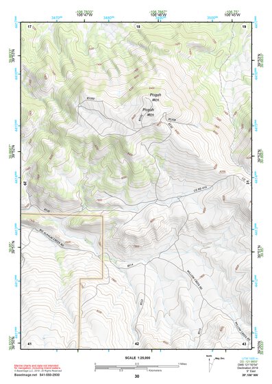 39106NW Page 30 Vail Topo Preview 1