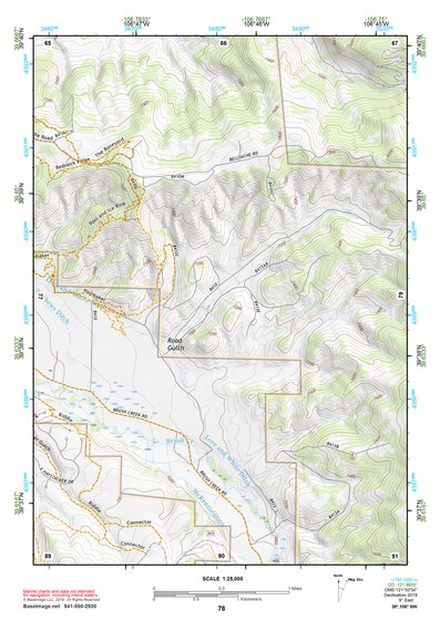39106NW Page 78 Vail Topo Preview 1