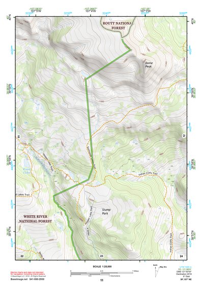 39107NE Page 11 Glenwood Springs Topo Preview 1
