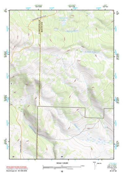 39107NE Page 12 Glenwood Springs Topo Preview 1