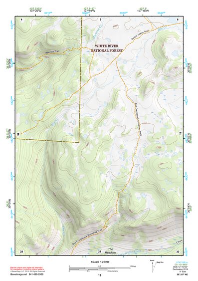 39107NE Page 17 Glenwood Springs Topo Preview 1