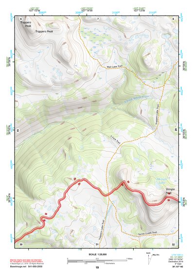 39107NE Page 19 Glenwood Springs Topo Preview 1