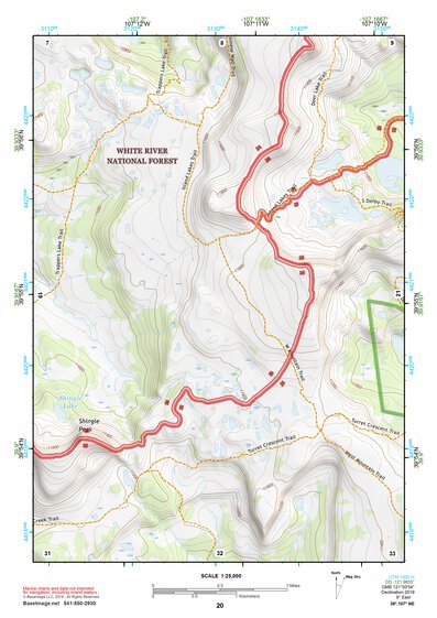 39107NE Page 20 Glenwood Springs Topo Preview 1