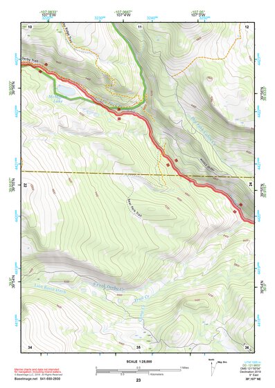 39107NE Page 23 Glenwood Springs Topo Preview 1