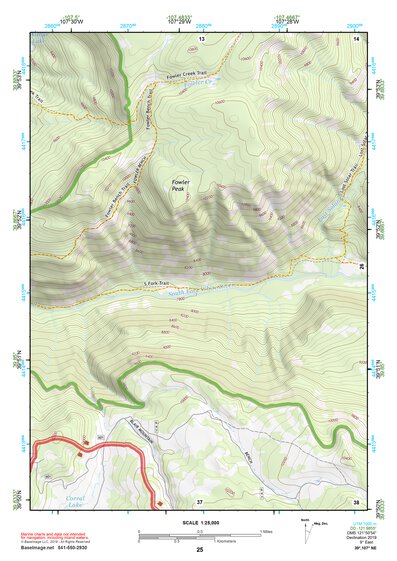 39107NE Page 25 Glenwood Springs Topo Preview 1