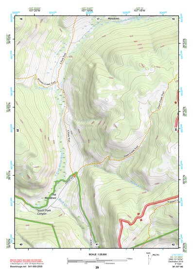39107NE Page 29 Glenwood Springs Topo Preview 1