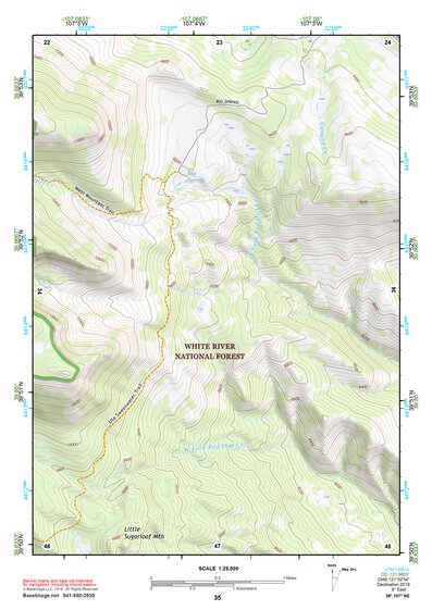 39107NE Page 35 Glenwood Springs Topo Preview 1