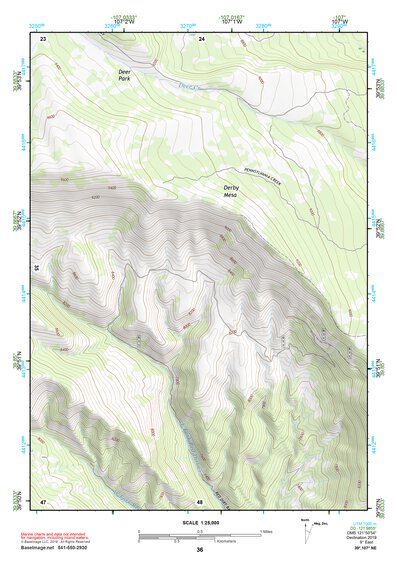 39107NE Page 36 Glenwood Springs Topo Preview 1