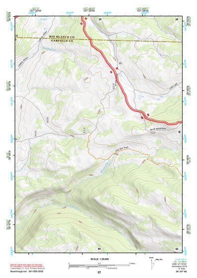 39107NE Page 37 Glenwood Springs Topo Preview 1