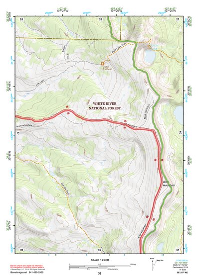 39107NE Page 38 Glenwood Springs Topo Preview 1