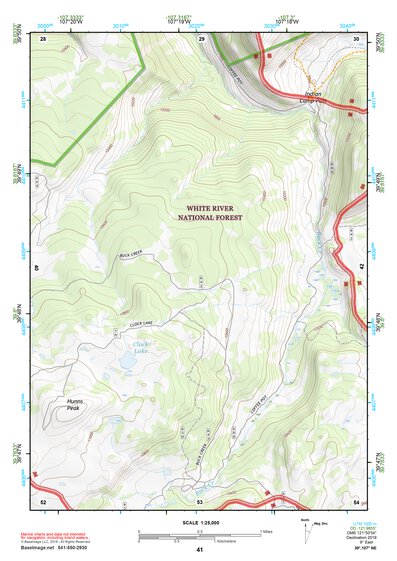 39107NE Page 41 Glenwood Springs Topo Preview 1