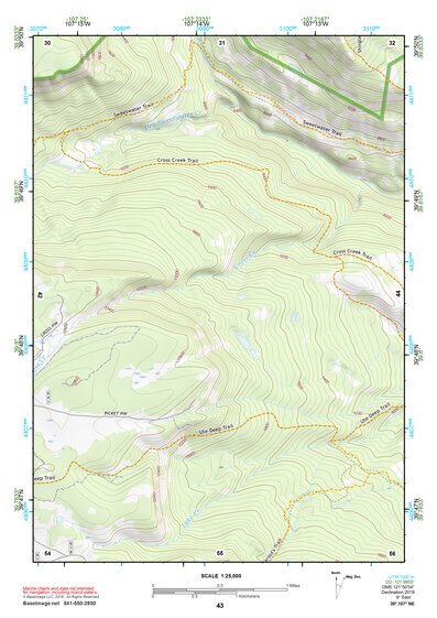 39107NE Page 43 Glenwood Springs Topo Preview 1