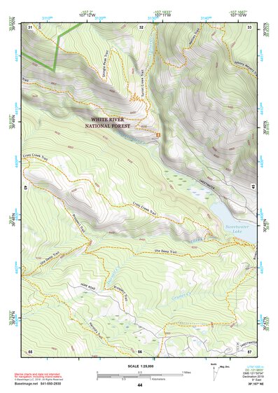 39107NE Page 44 Glenwood Springs Topo Preview 1