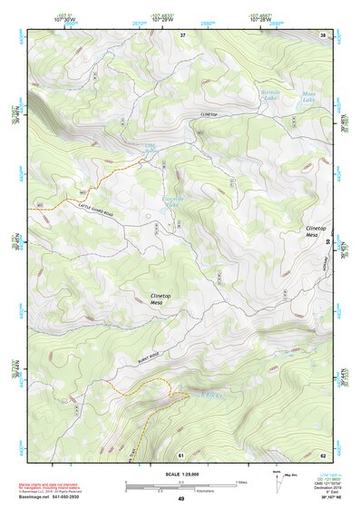 39107NE Page 49 Glenwood Springs Topo Preview 1