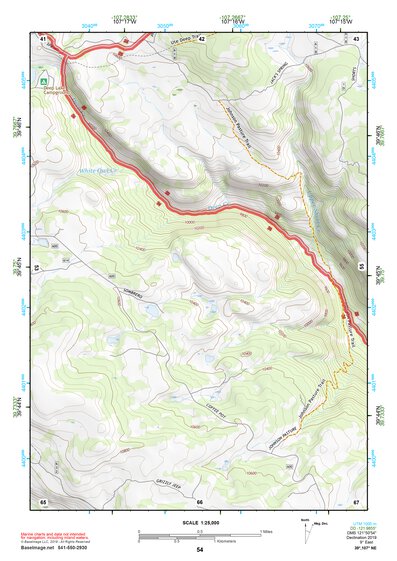 39107NE Page 54 Glenwood Springs Topo Preview 1