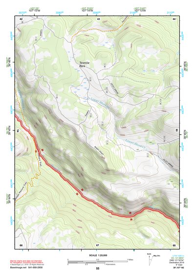 39107NE Page 55 Glenwood Springs Topo Preview 1