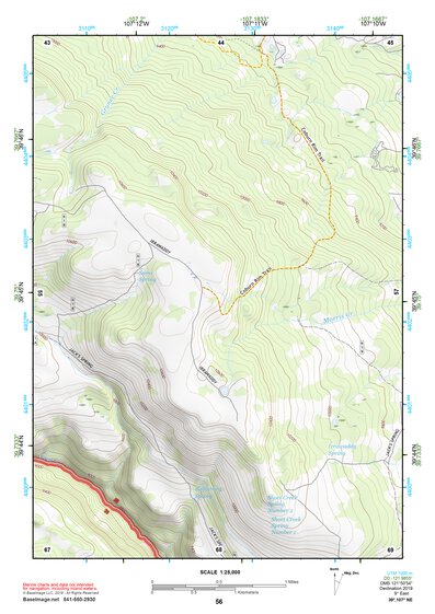 39107NE Page 56 Glenwood Springs Topo Preview 1