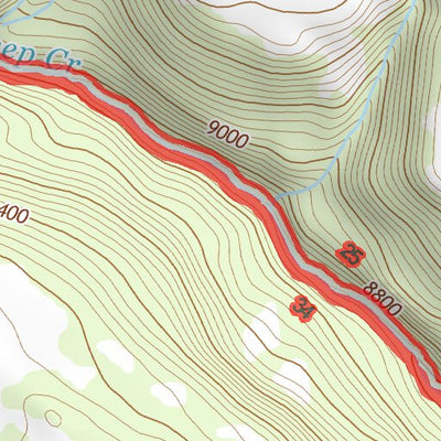 39107NE Page 56 Glenwood Springs Topo Preview 3