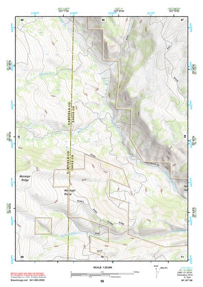 39107NE Page 58 Glenwood Springs Topo Preview 1