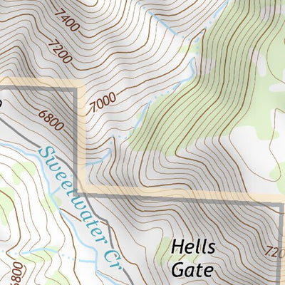 39107NE Page 59 Glenwood Springs Topo Preview 3