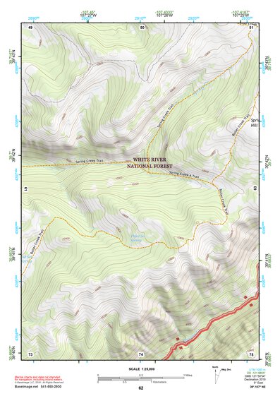 39107NE Page 62 Glenwood Springs Topo Preview 1