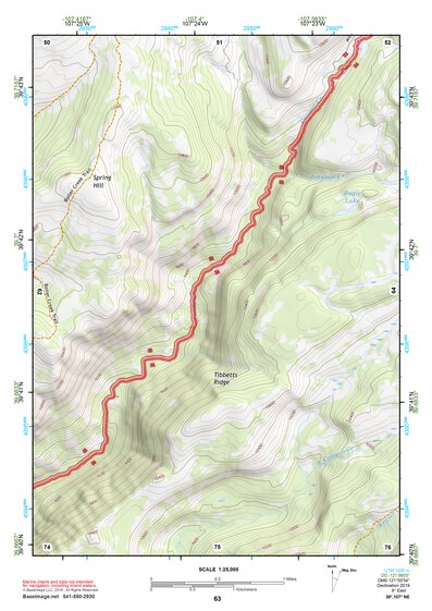 39107NE Page 63 Glenwood Springs Topo Preview 1