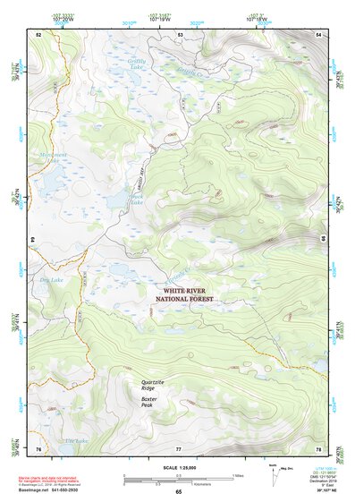 39107NE Page 65 Glenwood Springs Topo Preview 1