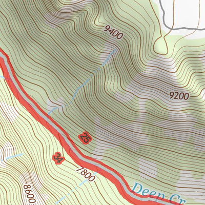 39107NE Page 68 Glenwood Springs Topo Preview 3